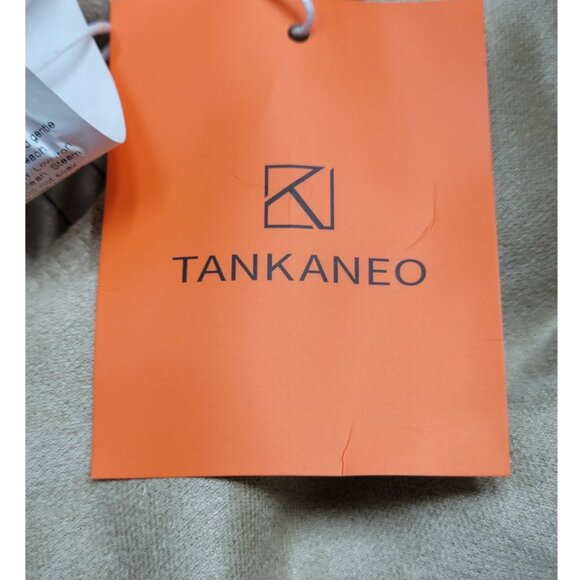 NWT Tankaneo Sherpa Moto Leather Patchwork Zip Up Coat XL - Picture 14 of 15